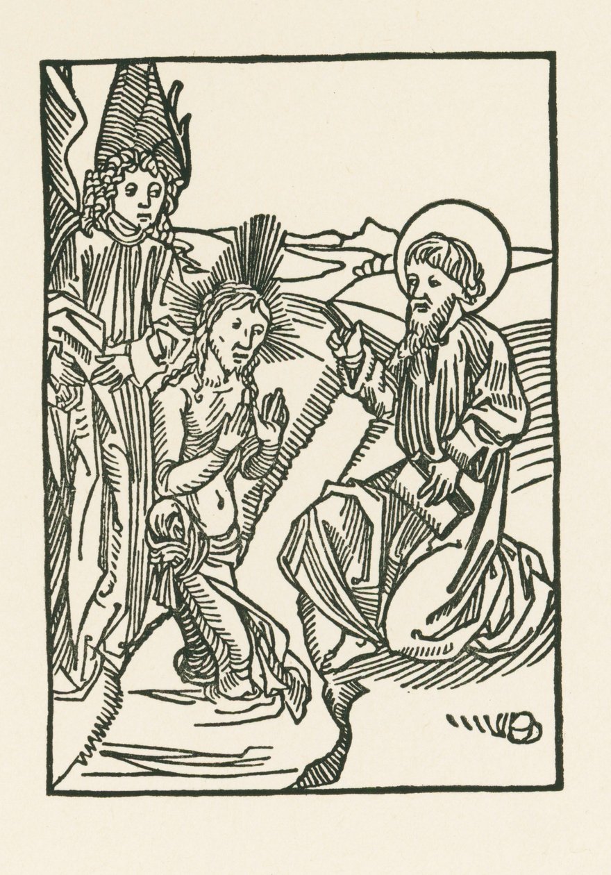 Kristi dop i Jordanfloden av Albrecht Dürer or Duerer