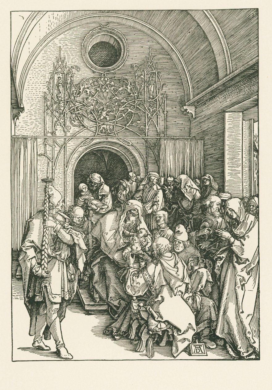 Kristi omskärelse, ca 1504 (träsnitt) av Albrecht Dürer or Duerer
