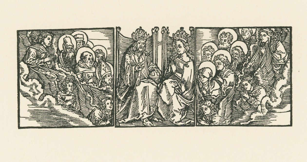 Kröningen av Jungfru Maria av Albrecht Dürer or Duerer