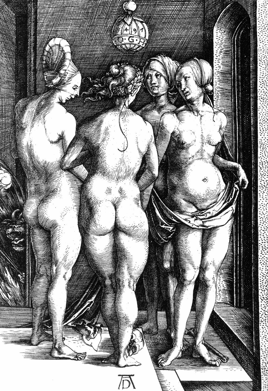 De fyra häxorna av Albrecht Dürer or Duerer