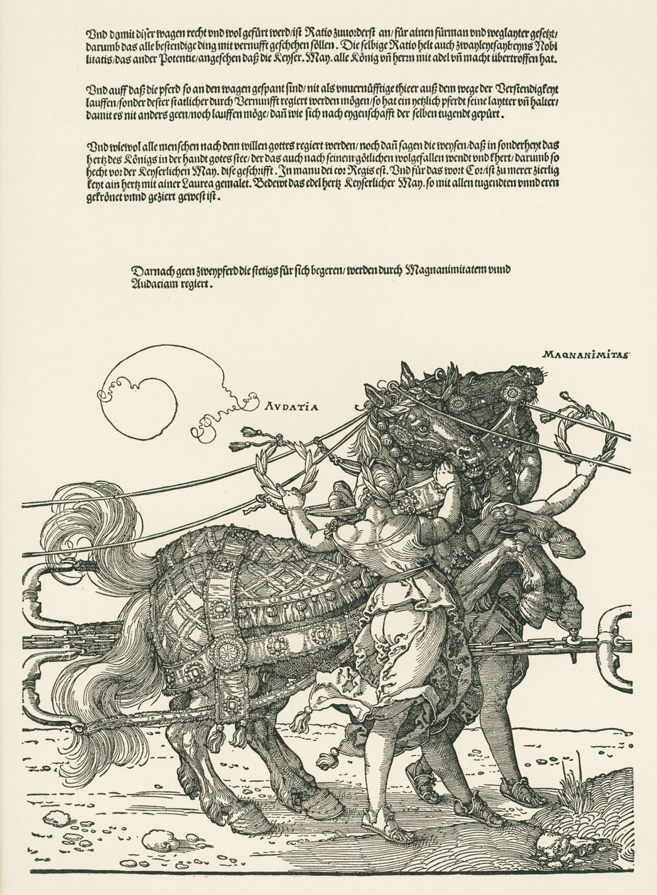 Den stora triumfbilen av Albrecht Dürer or Duerer