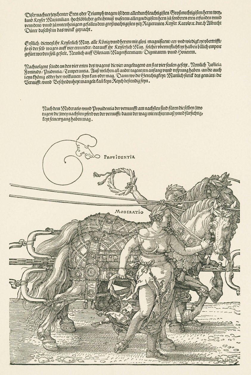 Den stora triumfbilen av Albrecht Dürer or Duerer
