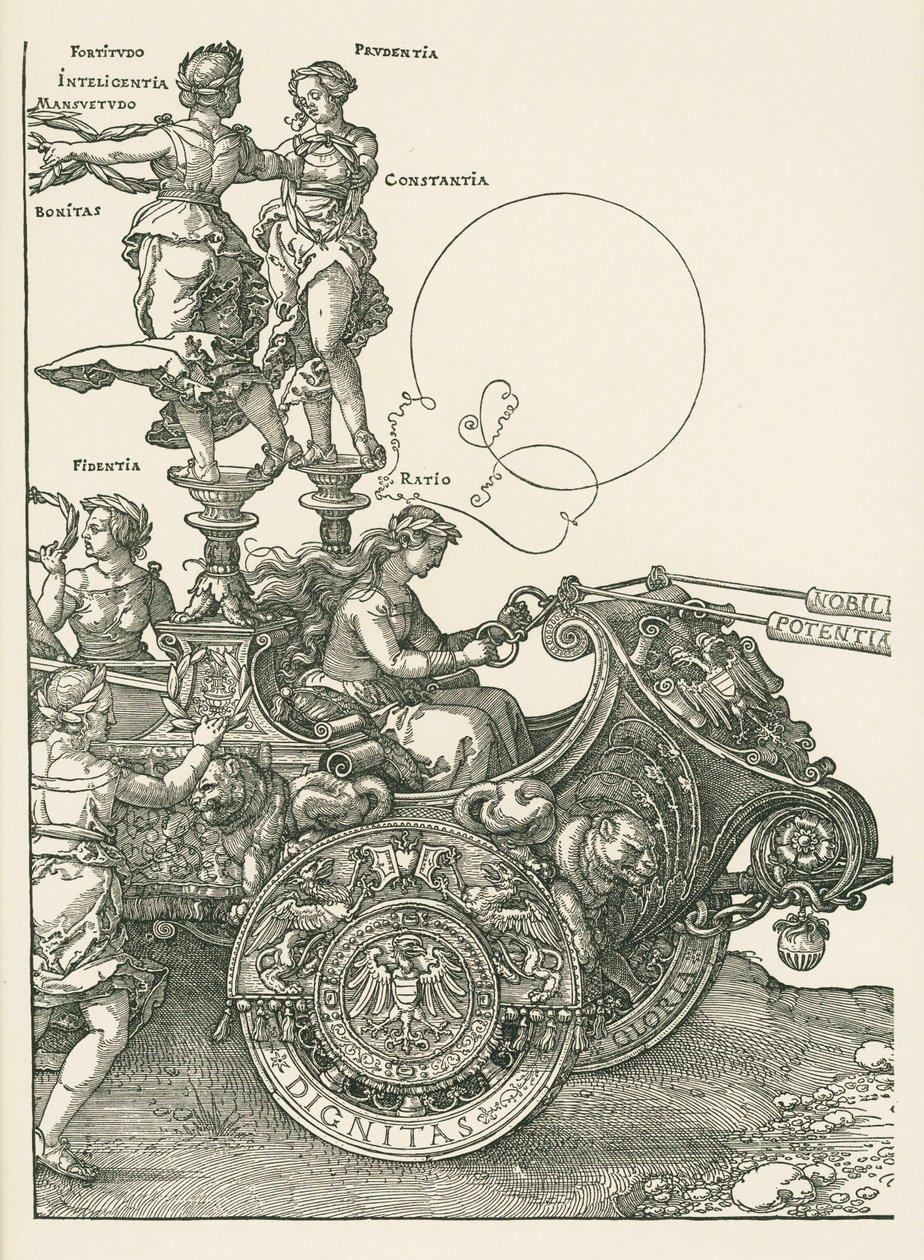 Den stora triumfbilen av Albrecht Dürer or Duerer