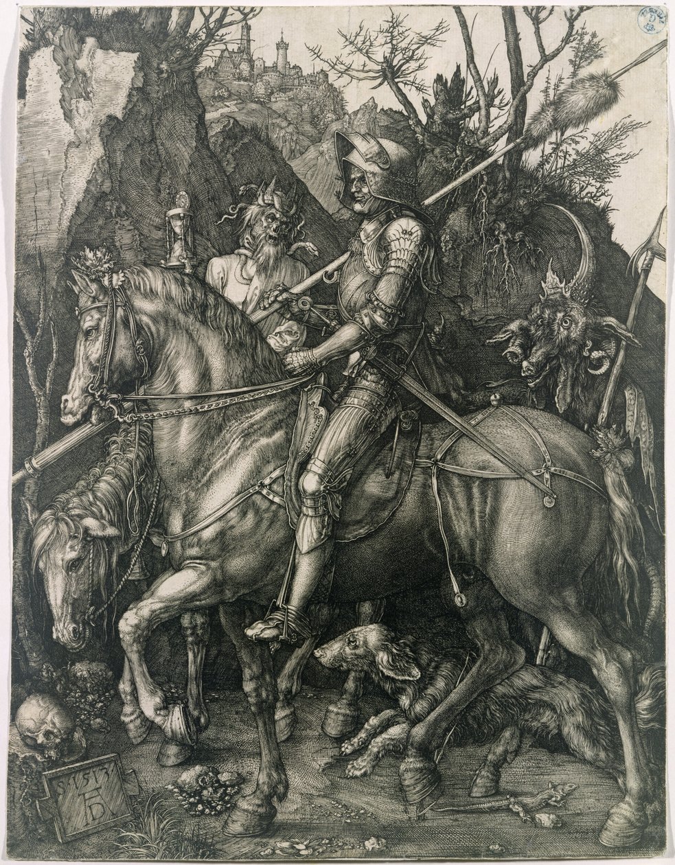 Riddaren, döden och djävulen av Albrecht Dürer