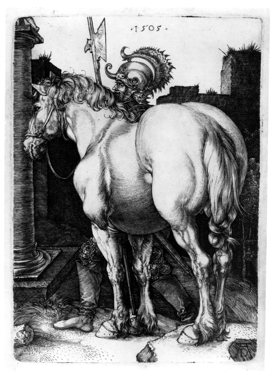 Den stora hästen, 1509 av Albrecht Dürer