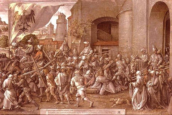 Vägen till Golgata av Albrecht Dürer