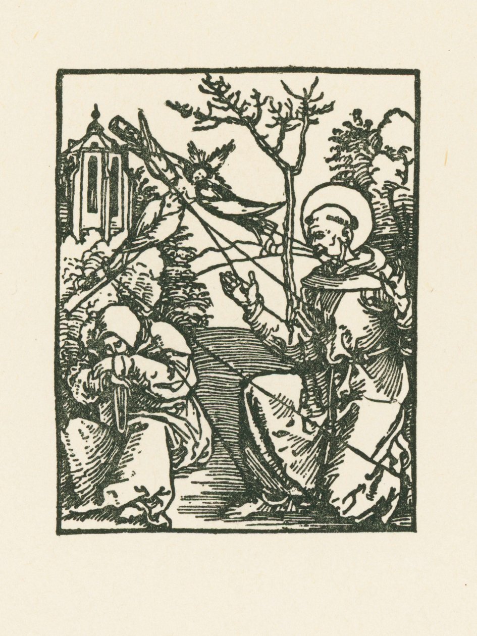 Stigmatiseringen av den helige Franciskus av Albrecht Dürer or Duerer