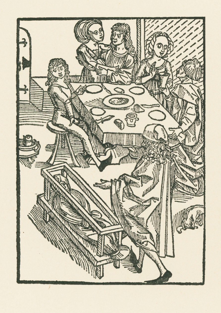 Världens glädjeämnen och dödens varning av Albrecht Dürer or Duerer