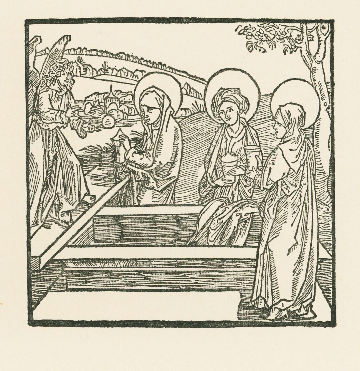 De tre Maria vid Kristi grav av Albrecht Dürer or Duerer