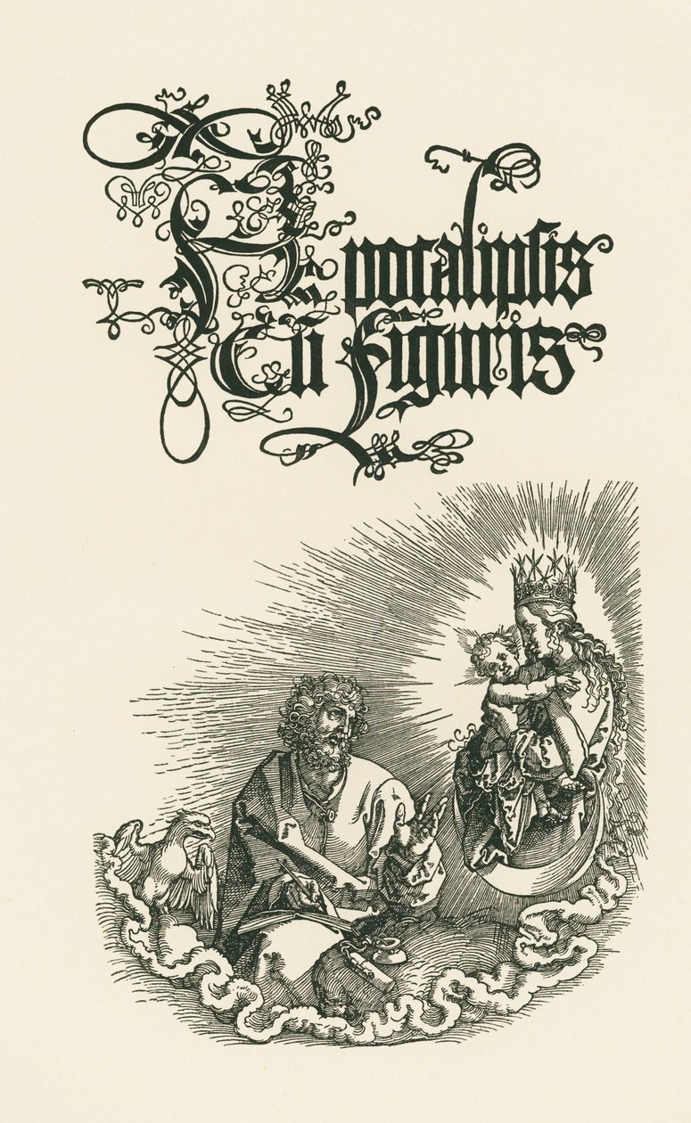 Titelsida till den andra latinska utgåvan från 1511 (träsnitt) av Albrecht Dürer or Duerer