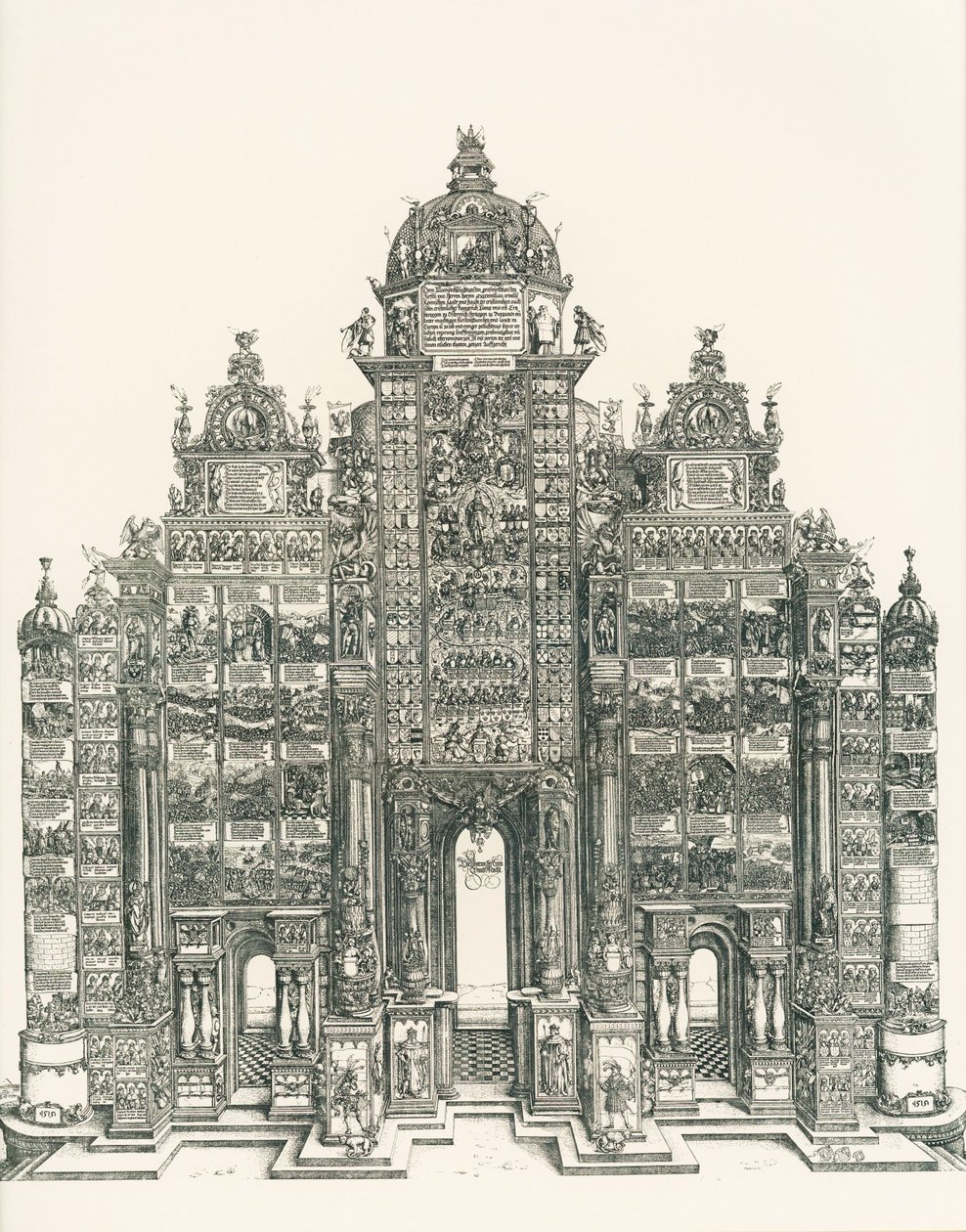Triumfbåge för kejsar Maximilian I av Albrecht Dürer or Duerer