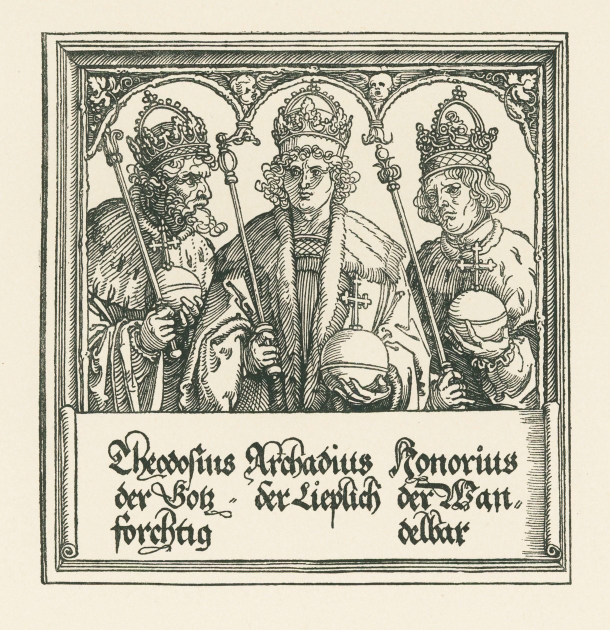 Triumfbåge för kejsar Maximilian I av Albrecht Dürer or Duerer