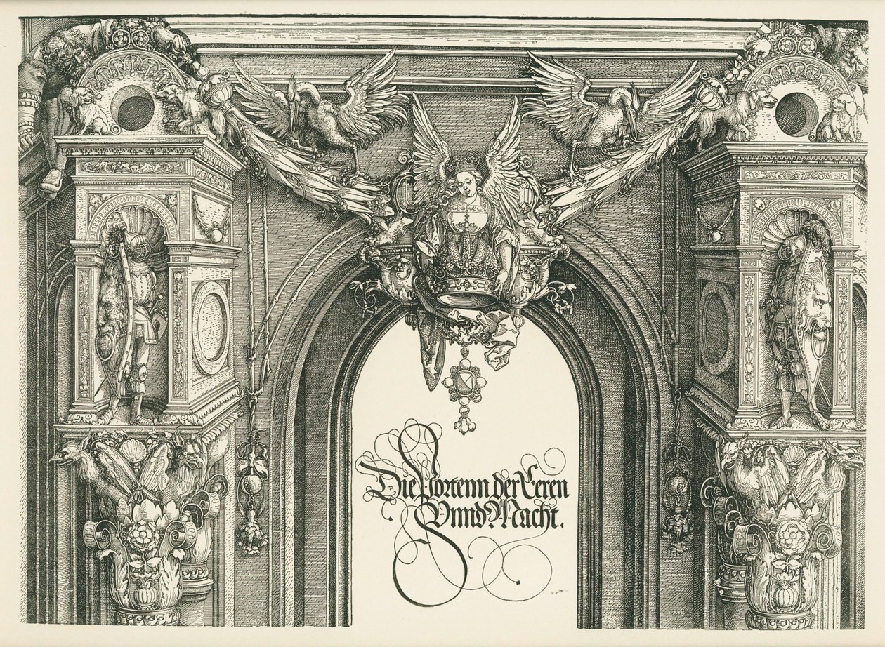 Triumfbåge för kejsar Maximilian I av Albrecht Dürer or Duerer