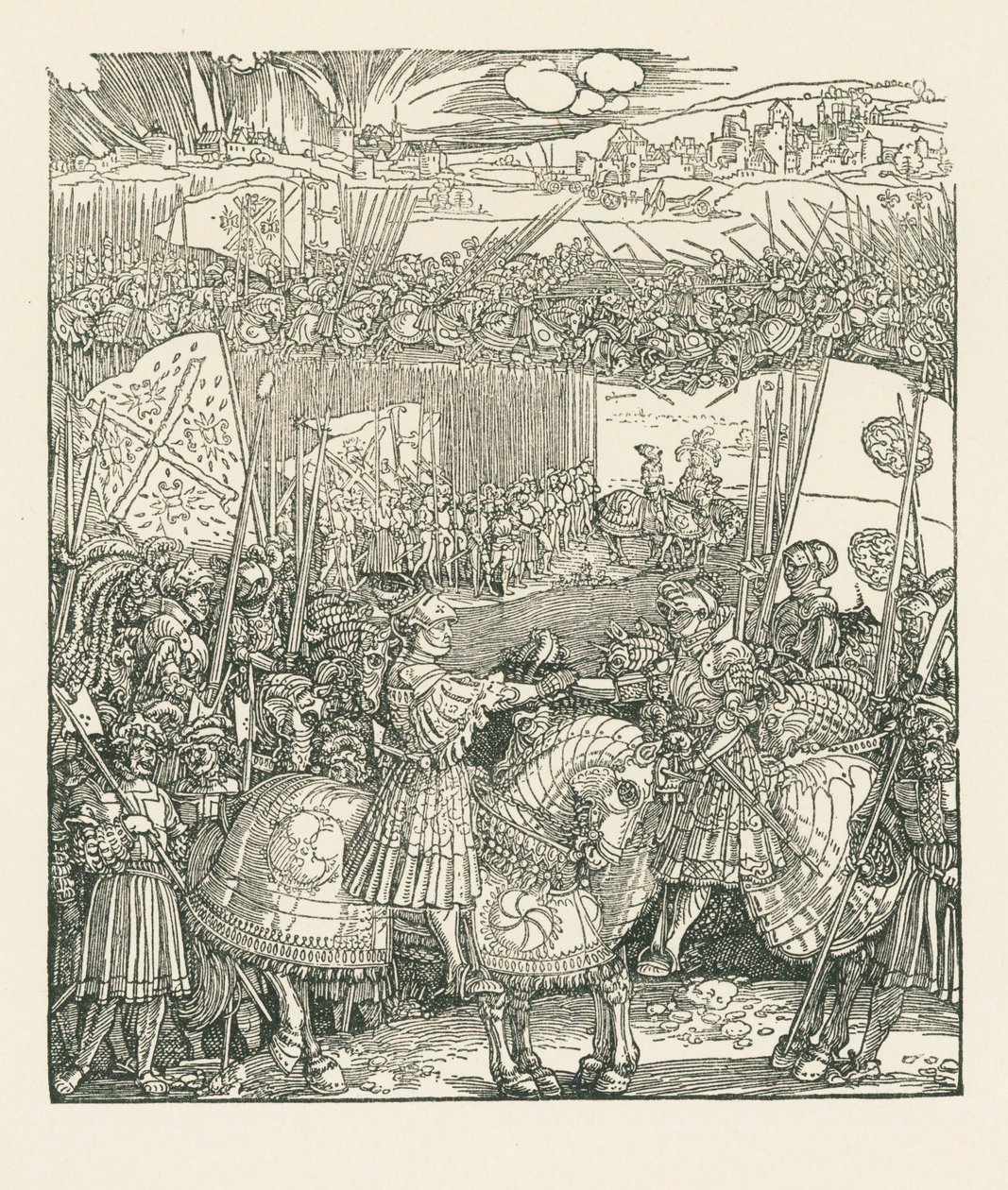 Triumfbåge för kejsar Maximilian I av Albrecht Dürer or Duerer