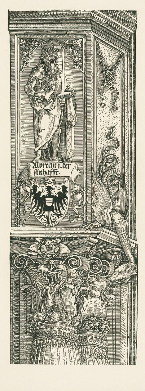 Triumfbåge för kejsar Maximilian I av Albrecht Dürer or Duerer