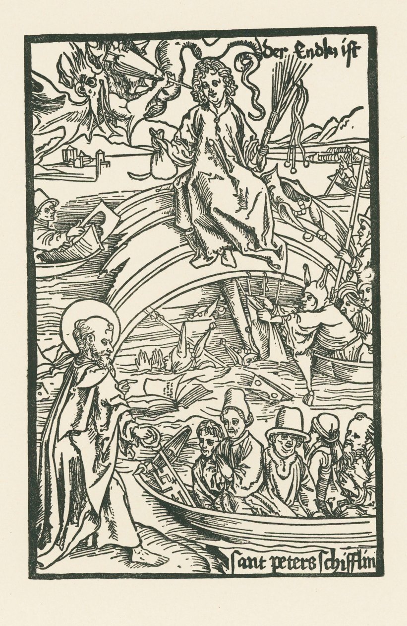 "Om förakt för olyckor" av Albrecht Dürer or Duerer