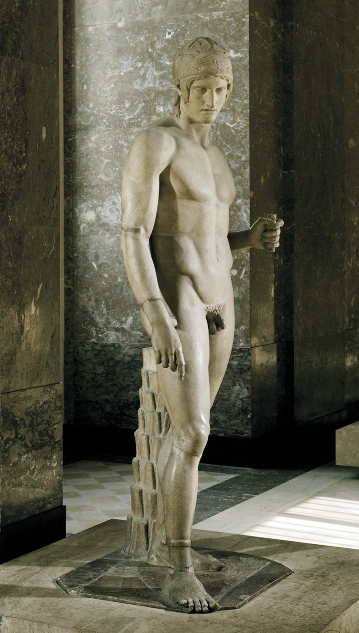 Ares, kallad Mars Borghese... av Alcamenes Alcamenes