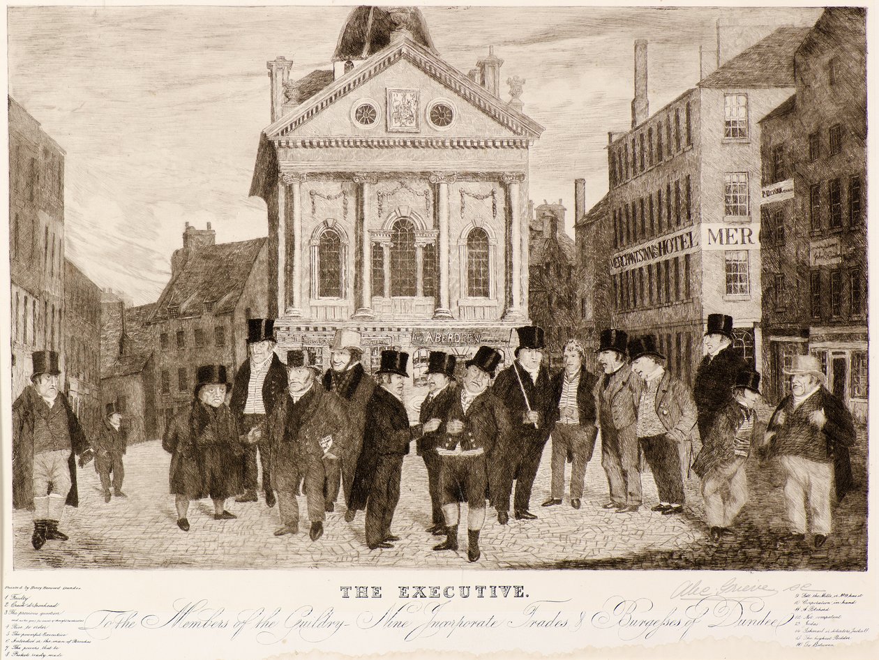 The Executive (etsning) av Alec Grieve