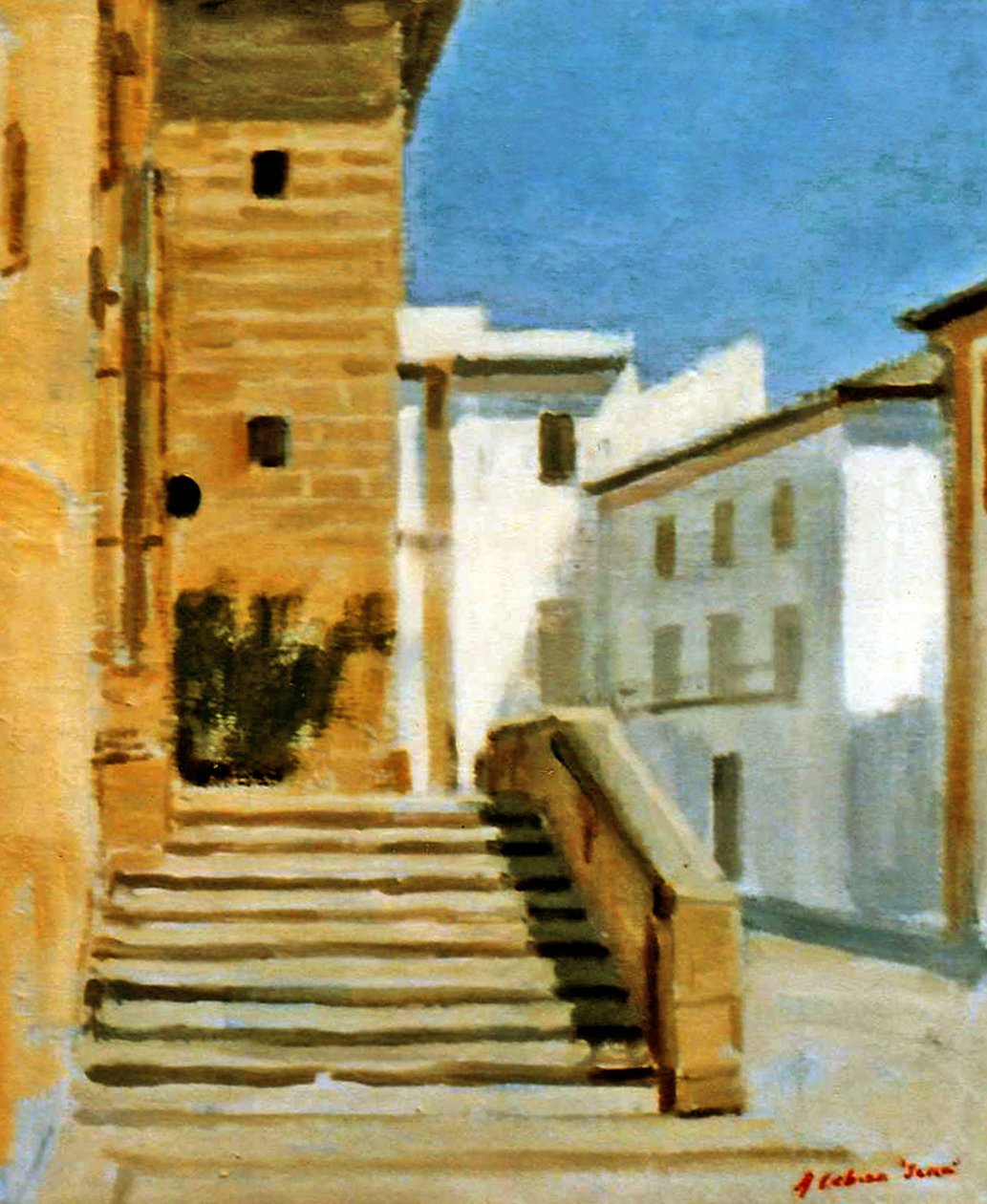 Jávea kyrktorget av Alejandro Cabeza
