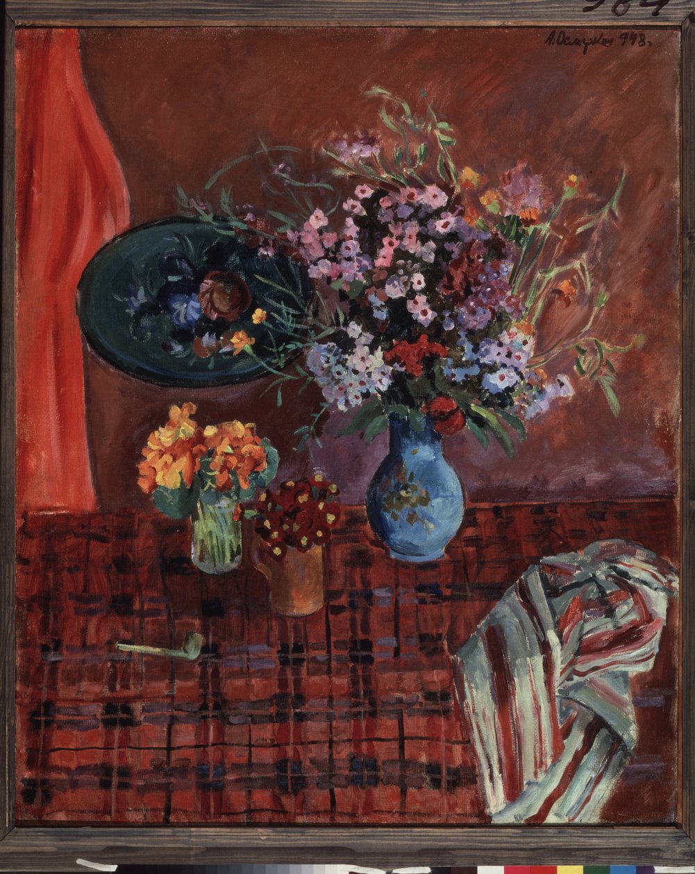 Stilleben med blommor av Aleksandr Aleksandrovich Osmerkin