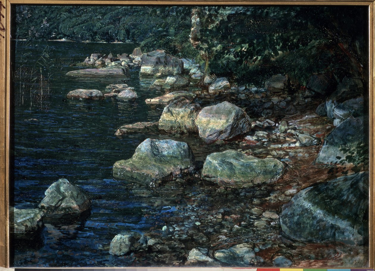 ""Vatten och stenar i Palazzuolo, Italien"" En torrent. Målning av Alexander Ivanov (1806-1858) 1845 State Tretyakov Gallery, Moskva av Aleksandr Andreevich Ivanov