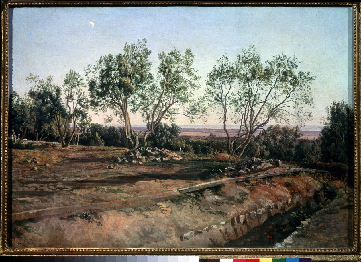 ""Olivträd nära Albano-kyrkogården"" Målning av Alexander Ivanov (1806-1858) 1845 State Tretyakov Gallery, Moskva av Aleksandr Andreevich Ivanov