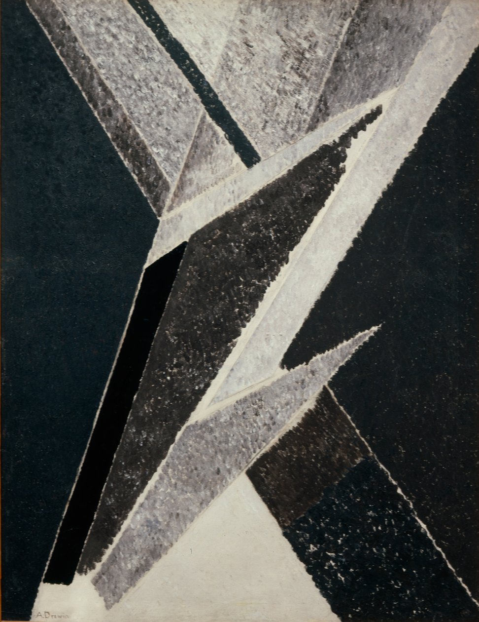 Målerisk komposition, 1921 av Aleksandr Davidovic Drevin