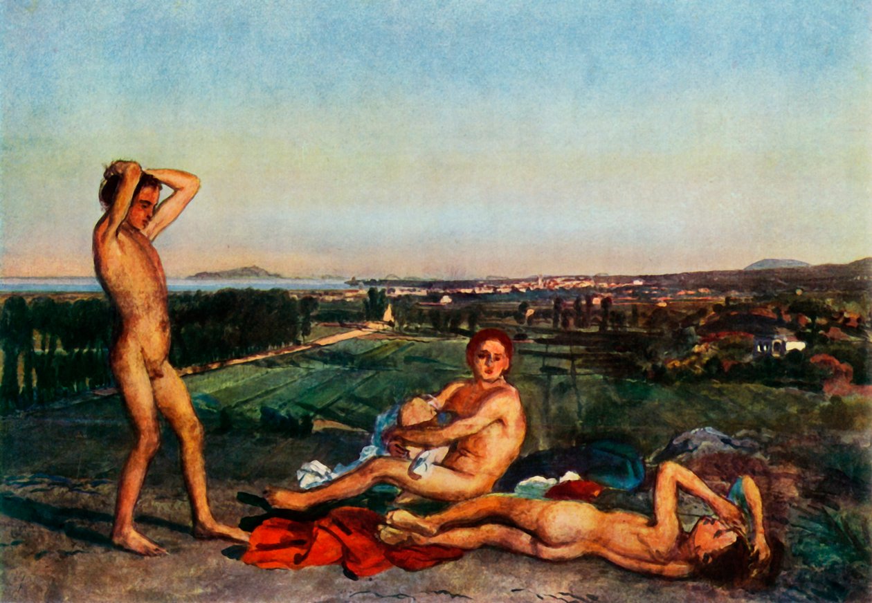 På stranden i Neapelbukten, 1830-talet, 1965. av Aleksandr Ivanov