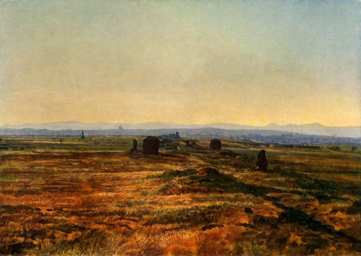 The Appian Way at Sundown, 1845, 1965. av Aleksandr Ivanov