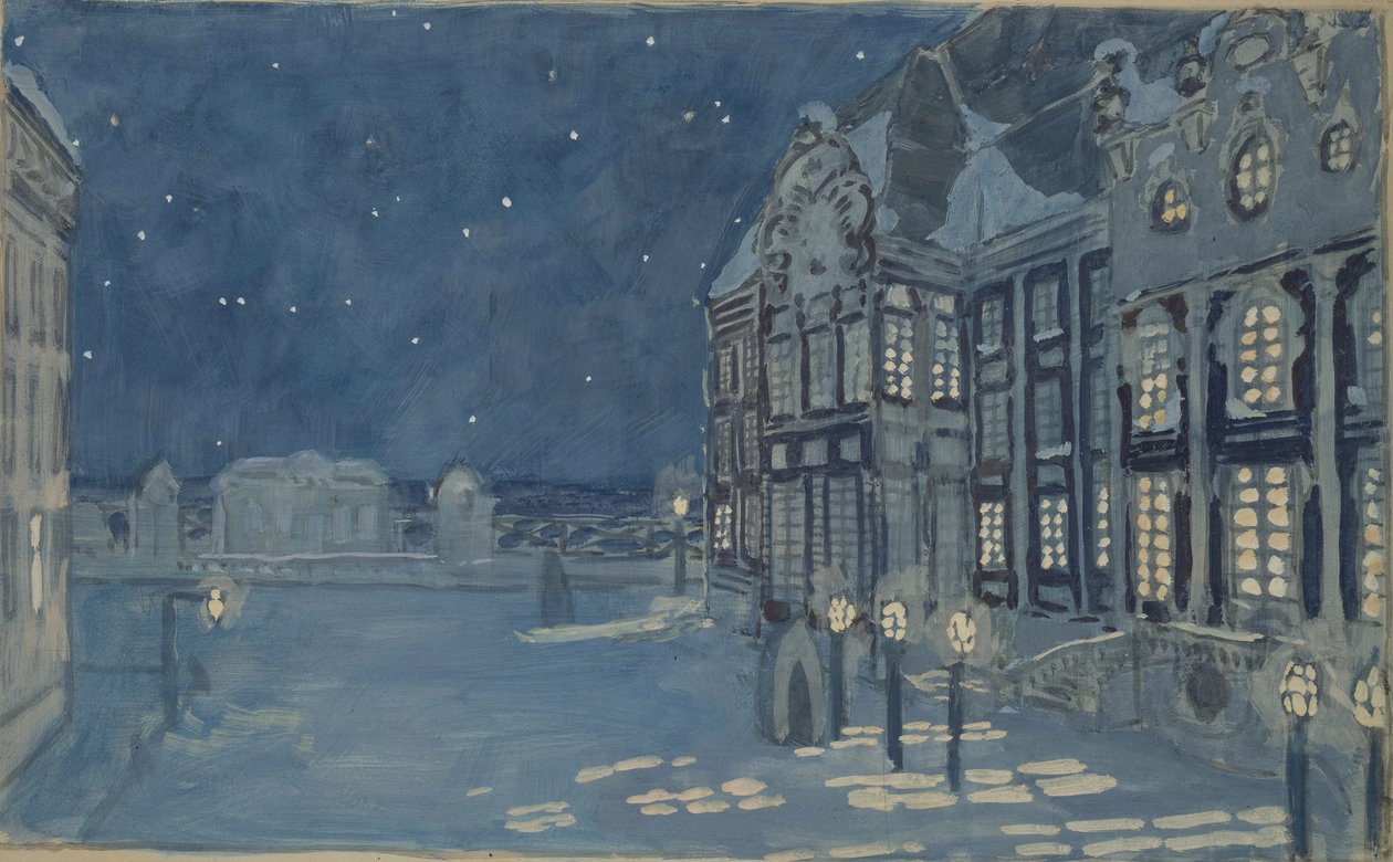 Vinterpalatset. Scenografi för operan The Ice House av A. Koreshchenko, 1901 av Aleksandr Jakovlevic Golovin