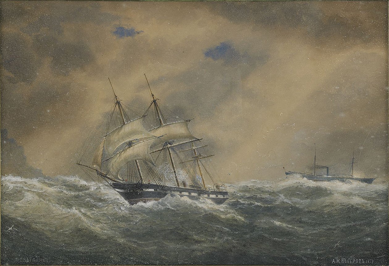 Ångfregatten Svetlana, 1878 av Aleksandr Karlovich Beggrov