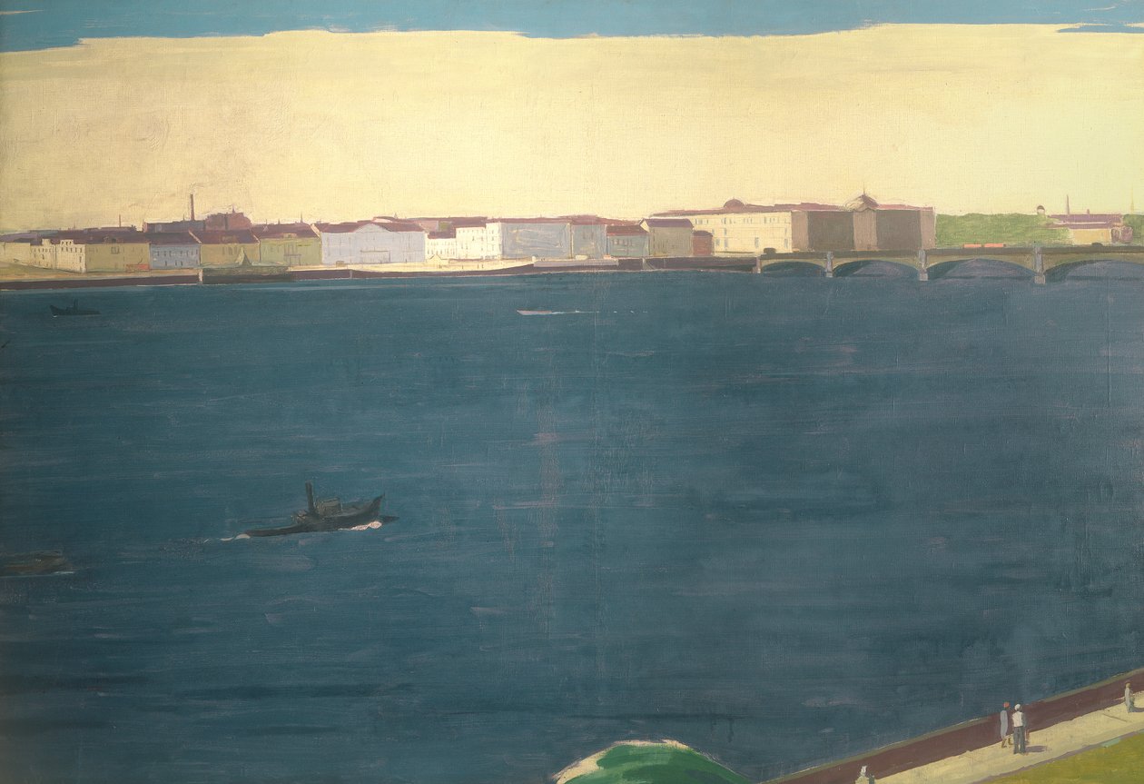 Floden Neva, 1934 av Aleksei Eremeevich Karev