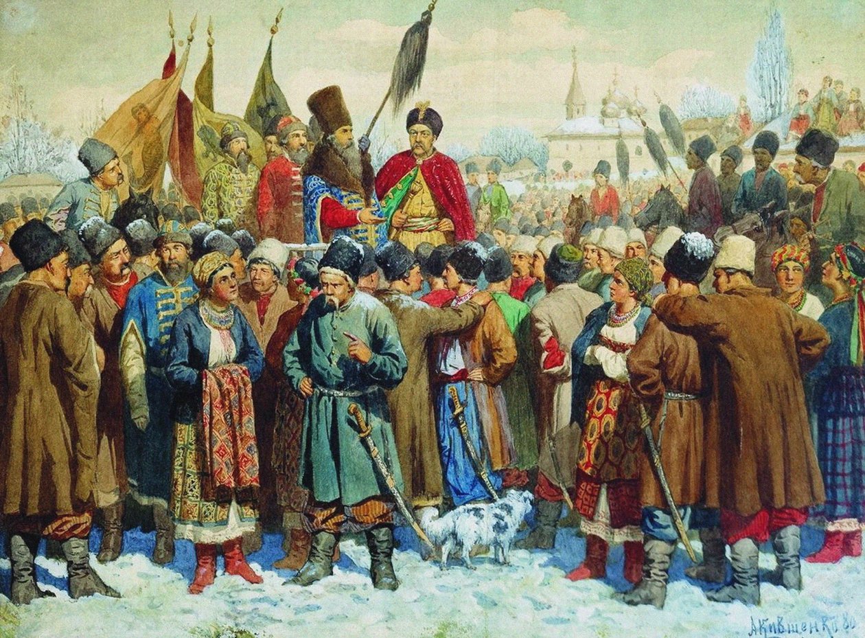 Boyer Vazili Buturlins tal vid Rada i Pereslav, 190 av Aleksei Danilovich Kivshenko