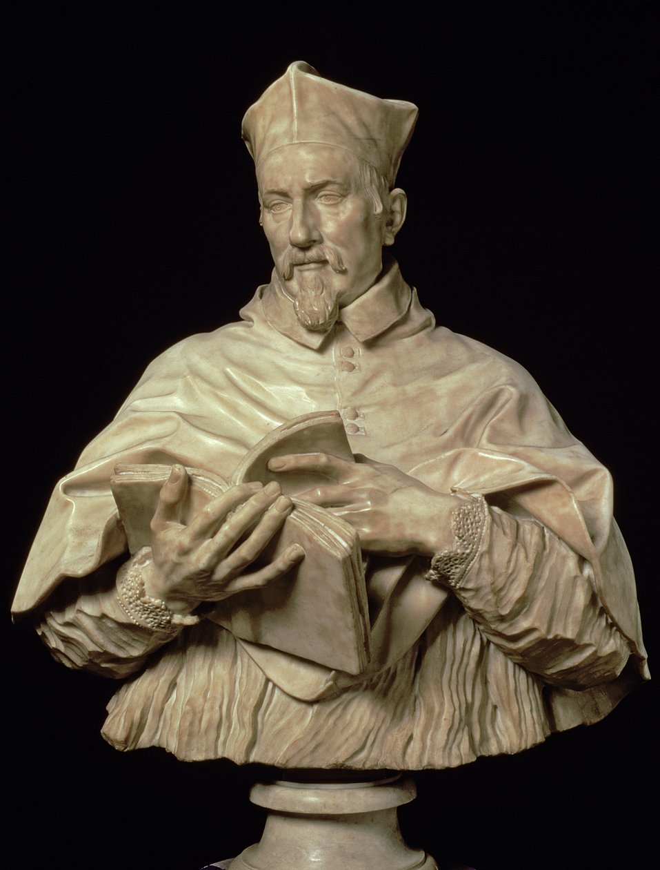 Byst av kardinal P.S. Zacchia Rondanini (marmor) av Alessandro Algardi