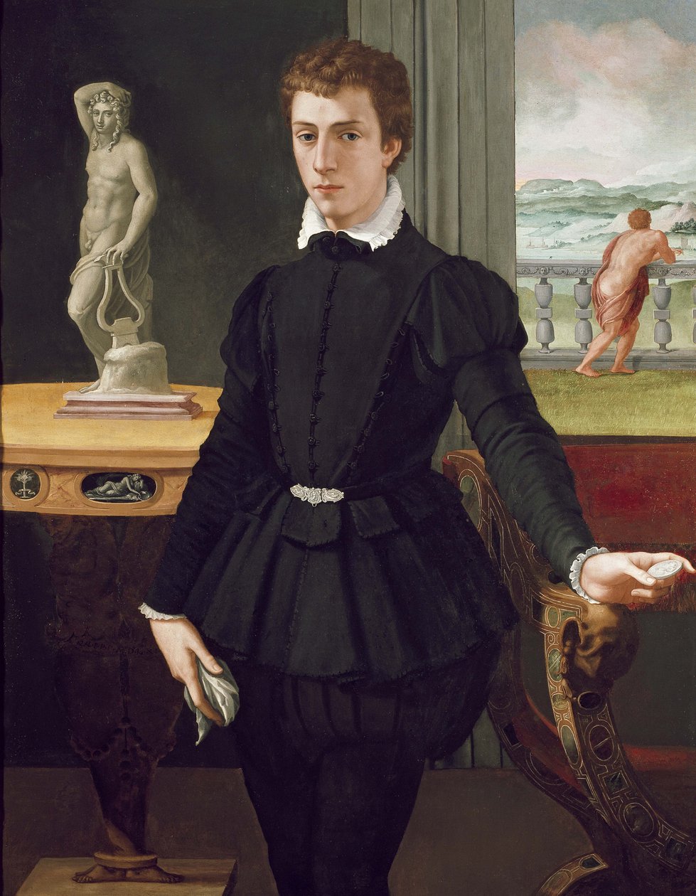 Porträtt av en ung man, efter 1560 av Alessandro Allori