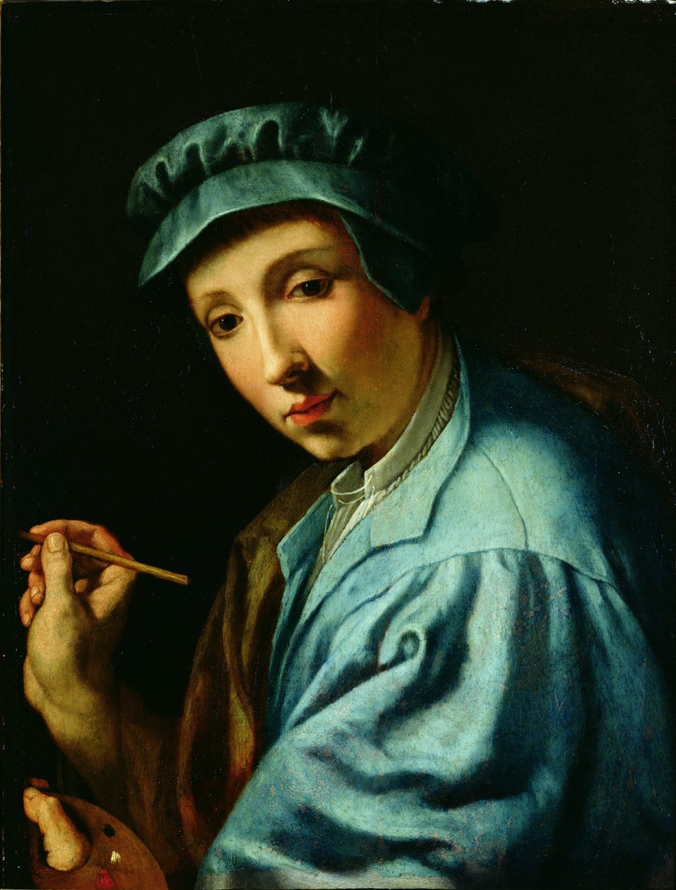 Självporträtt, ca 1555 av Alessandro Allori