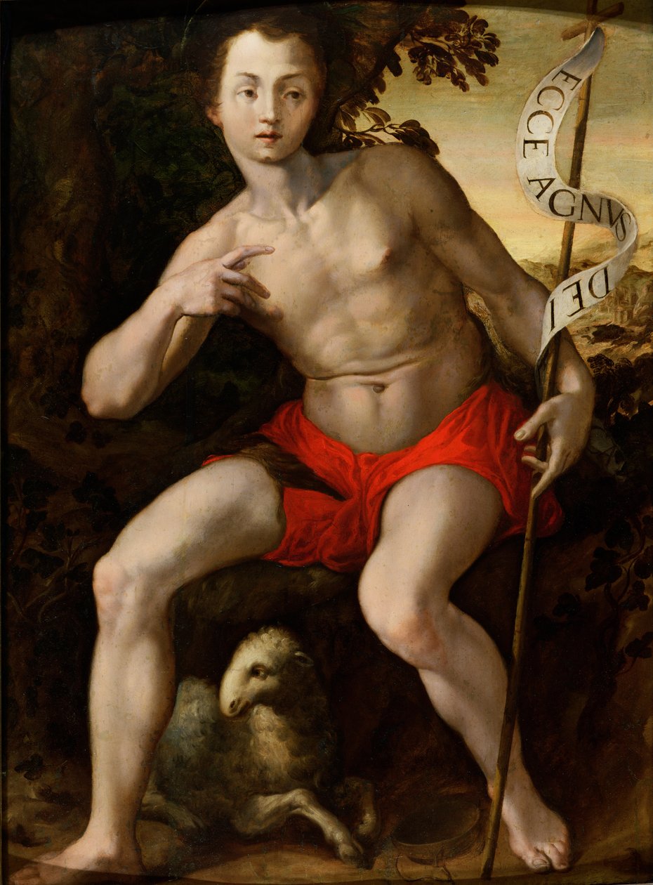 Johannes Döparen av Alessandro Allori