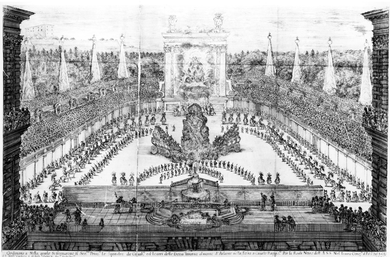 Atlastävling för äktenskapet mellan Cosimo III de