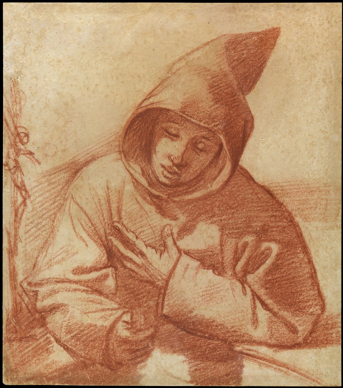 A friar praying av Alessandro Tiarini