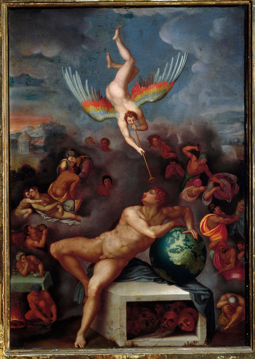 Allegory of Human Life (Målning, cirka 1590) av Alessandro Allori