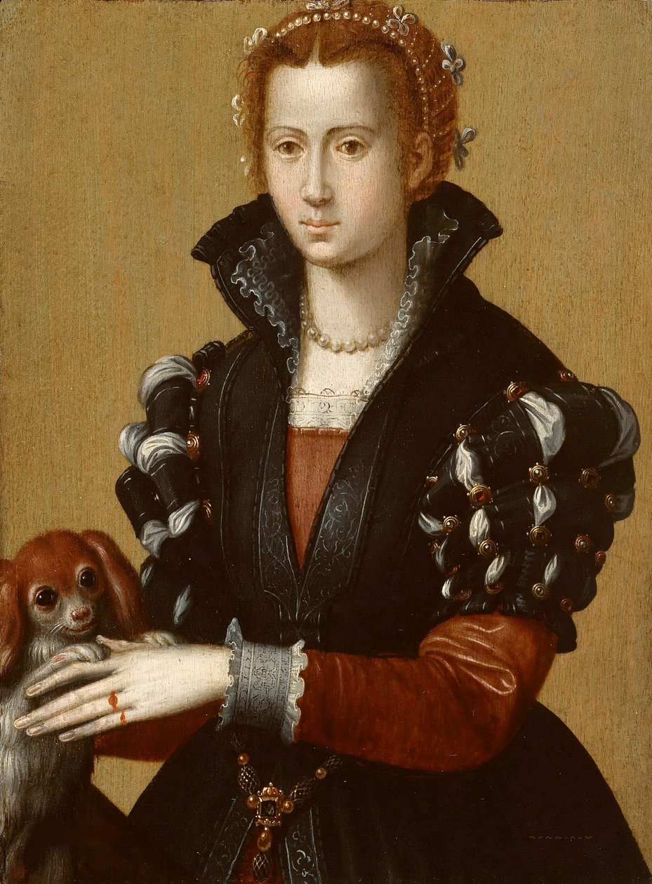Porträtt av Eleonora da Toledo (Eleonore de Toledo av Alessandro Allori