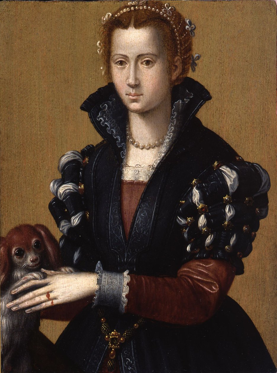 Porträtt av Eleanora av Toledo av Alessandro Allori