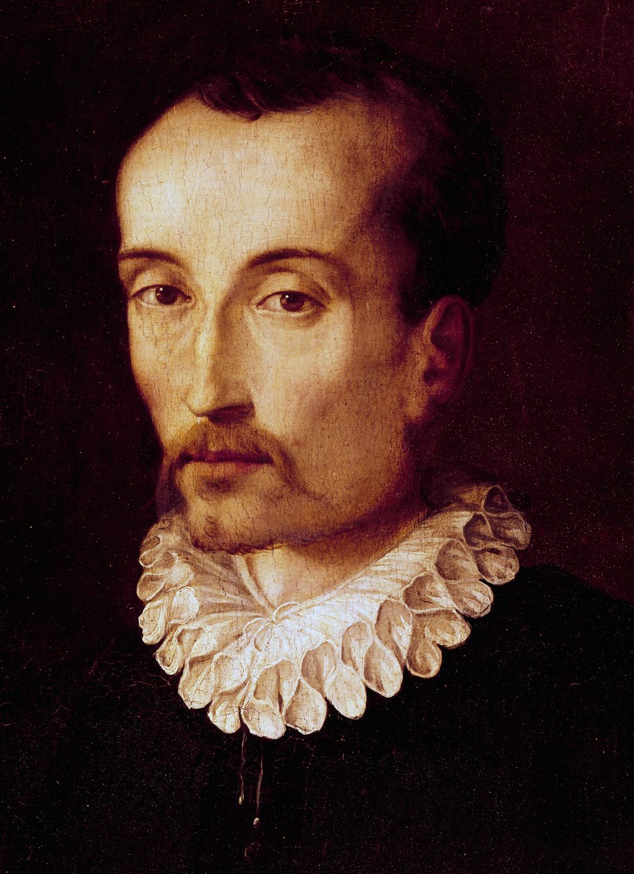 Porträtt av Torquato Tasso (Sorrento av Alessandro Allori