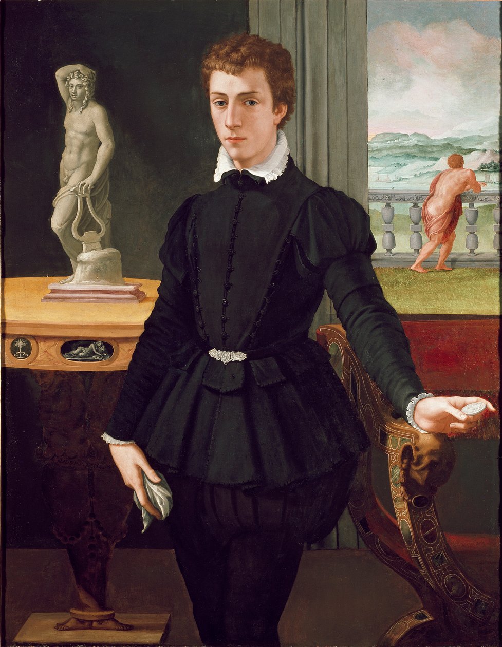 Porträtt av en ung man, efter 1560 av Alessandro Allori