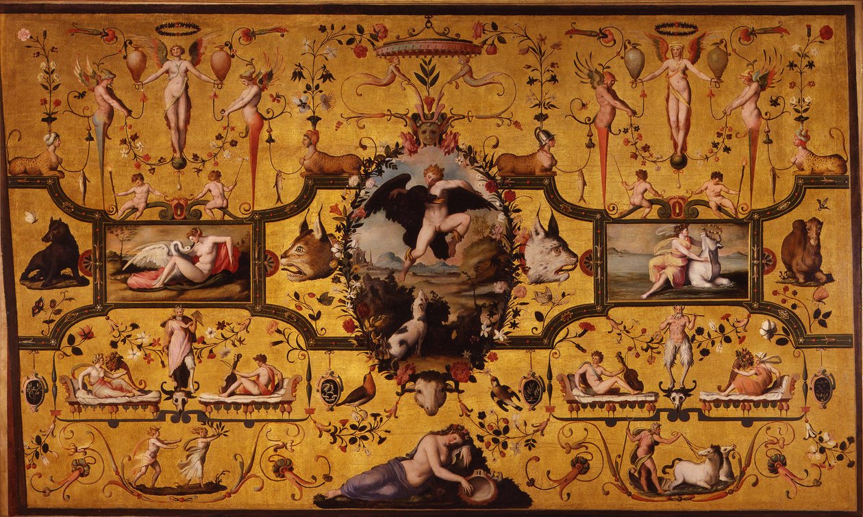 Spalliera med Jupiters kärlekar, 1572. av Alessandro Allori