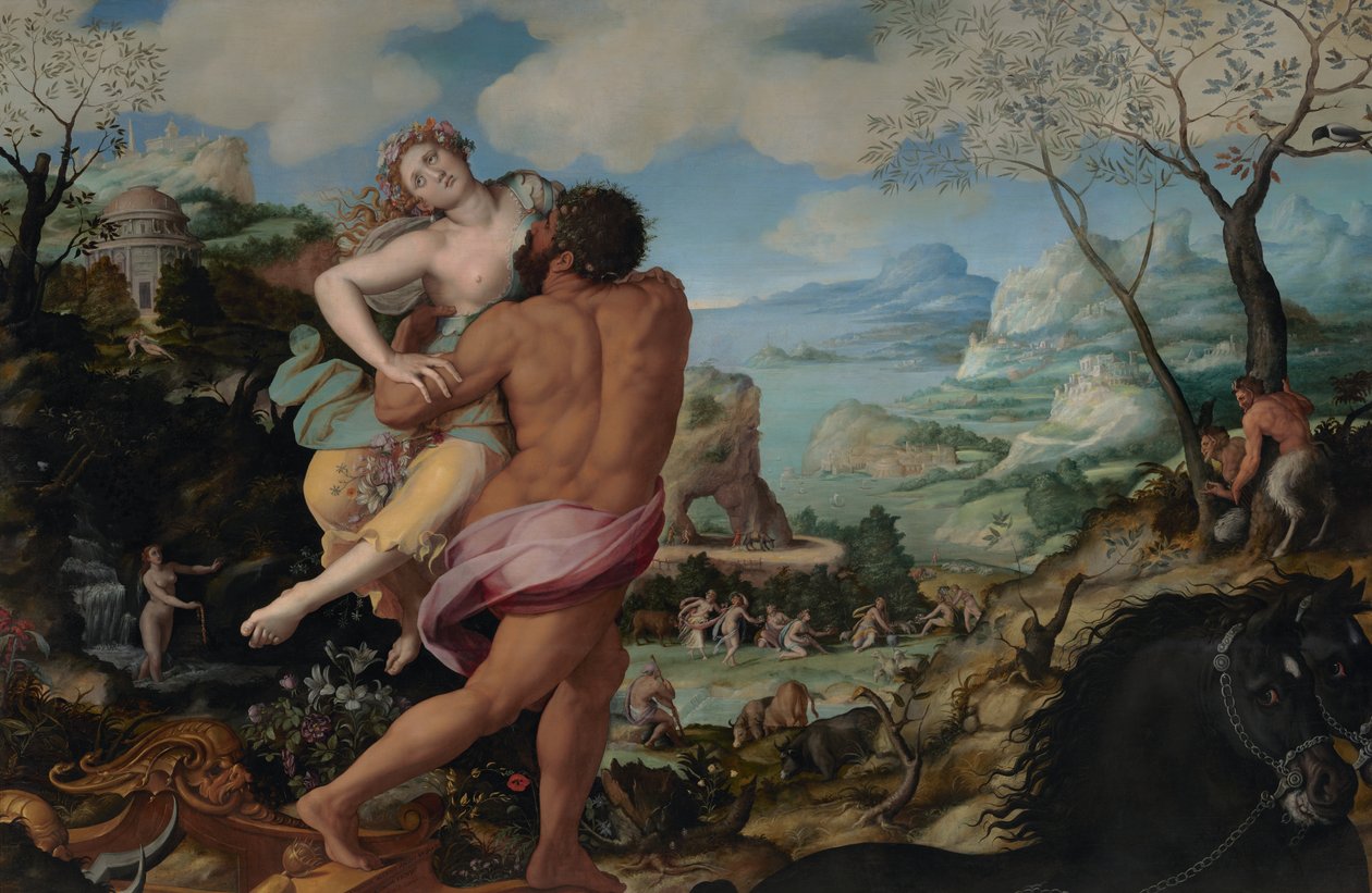 Bortförandet av Proserpine av Alessandro Allori