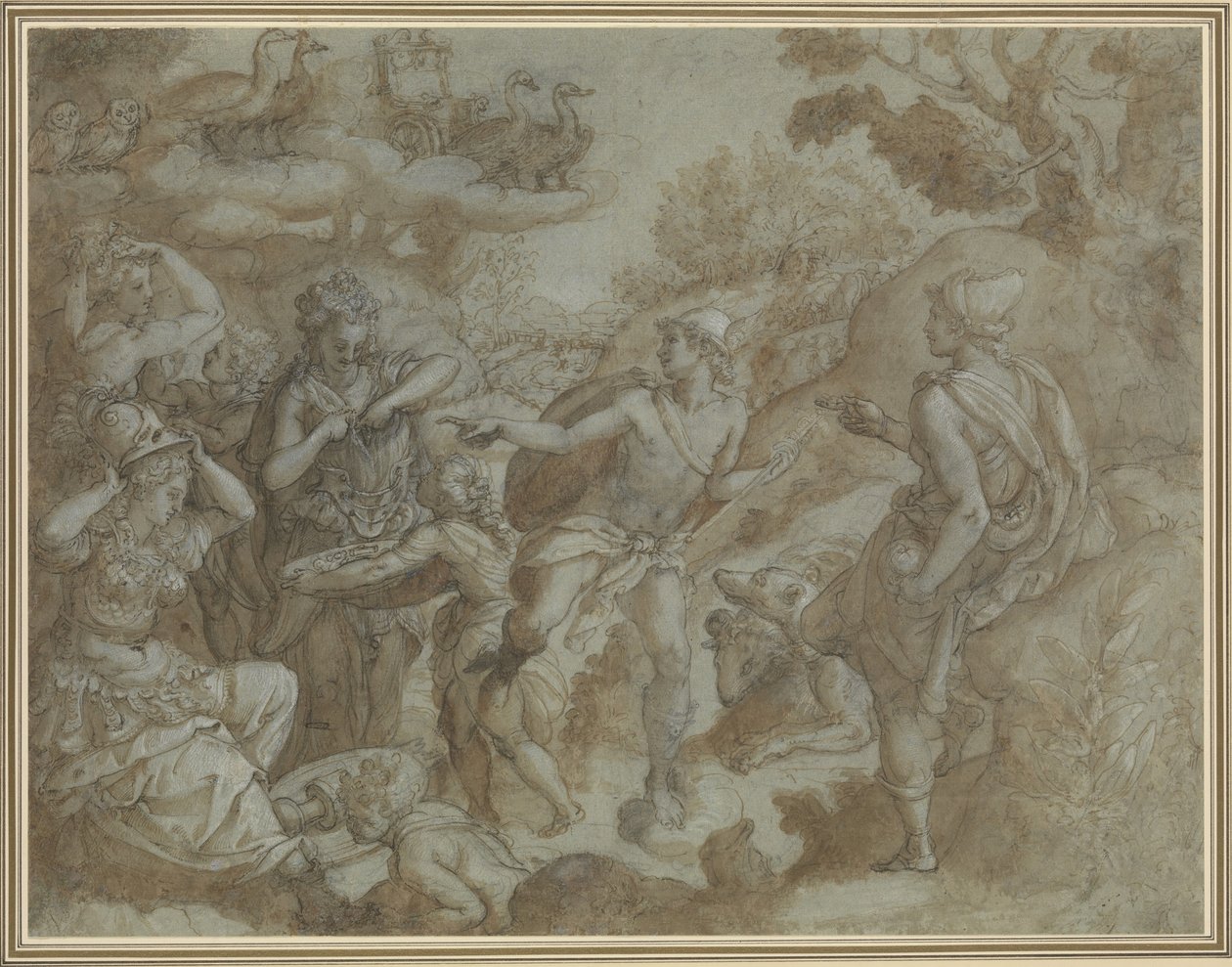 Parisdomen, 1583. av Alessandro Allori