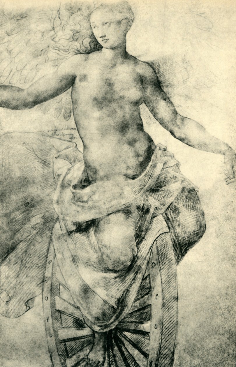 Gudinnan Fortuna, sent 1500-tidigt 1600-tal, 1943. av Alessandro Allori