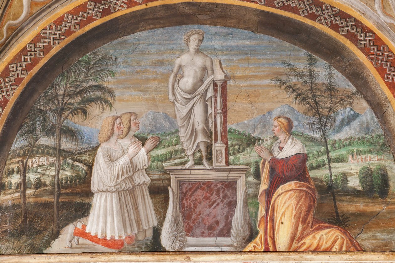 Scener av Gamla och Nya Testamentet, detalj av Alessandro Araldi