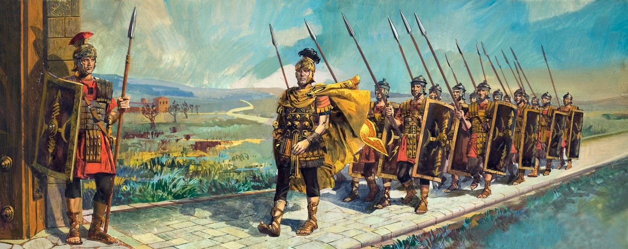 Romerska vägar av Alessandro Biffignandi